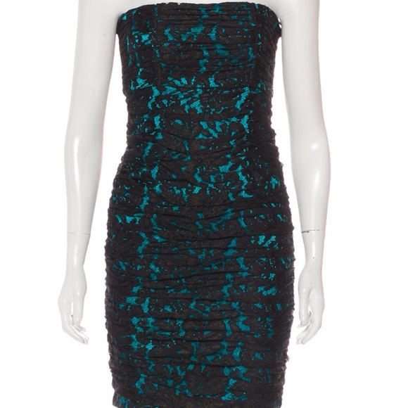 Alice + Olivia  bodycon lace dress prom - Picture 4 of 16